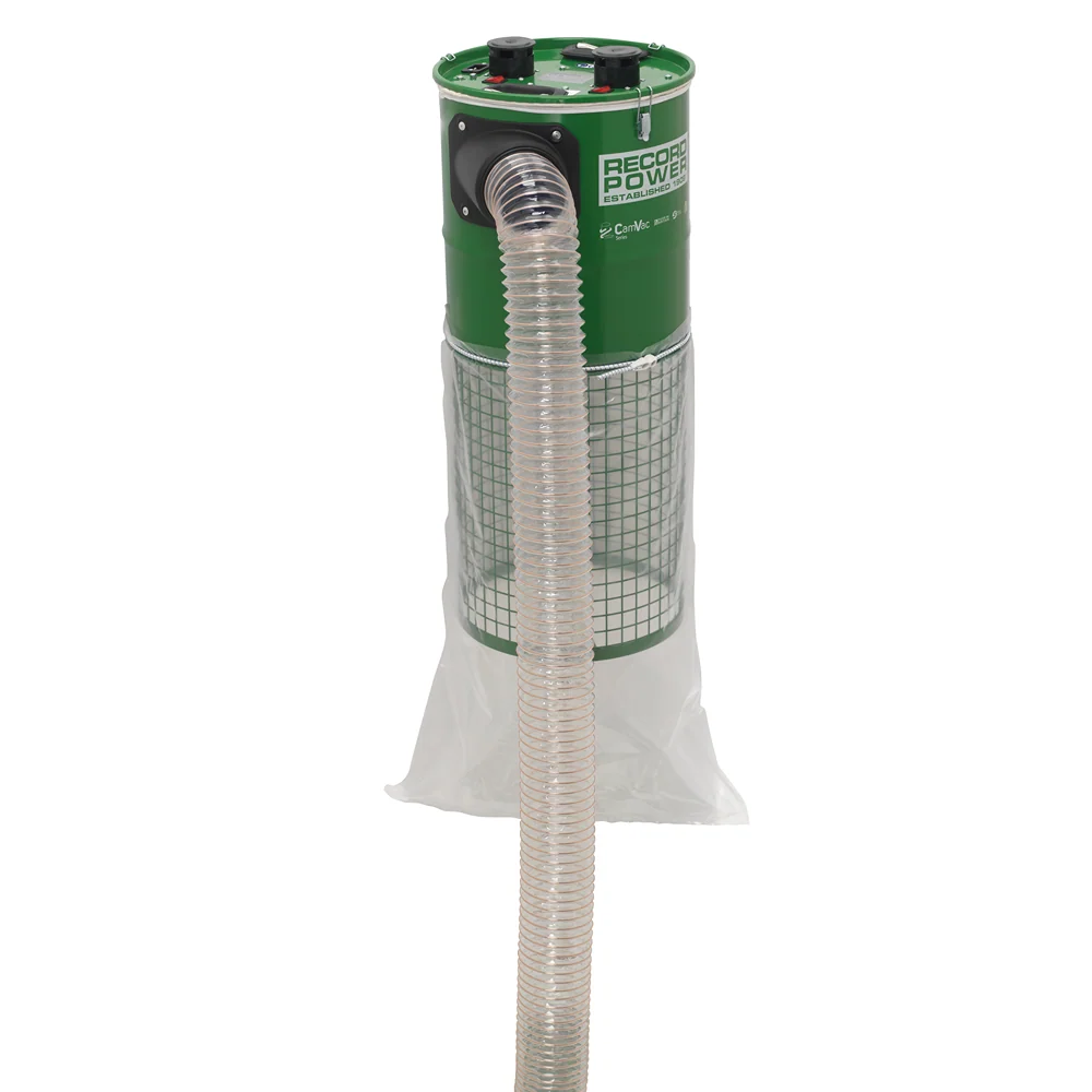 Superior Record Power CamVac 150L Twin Motor Wall-Mounted Dust Extractor Fashionable