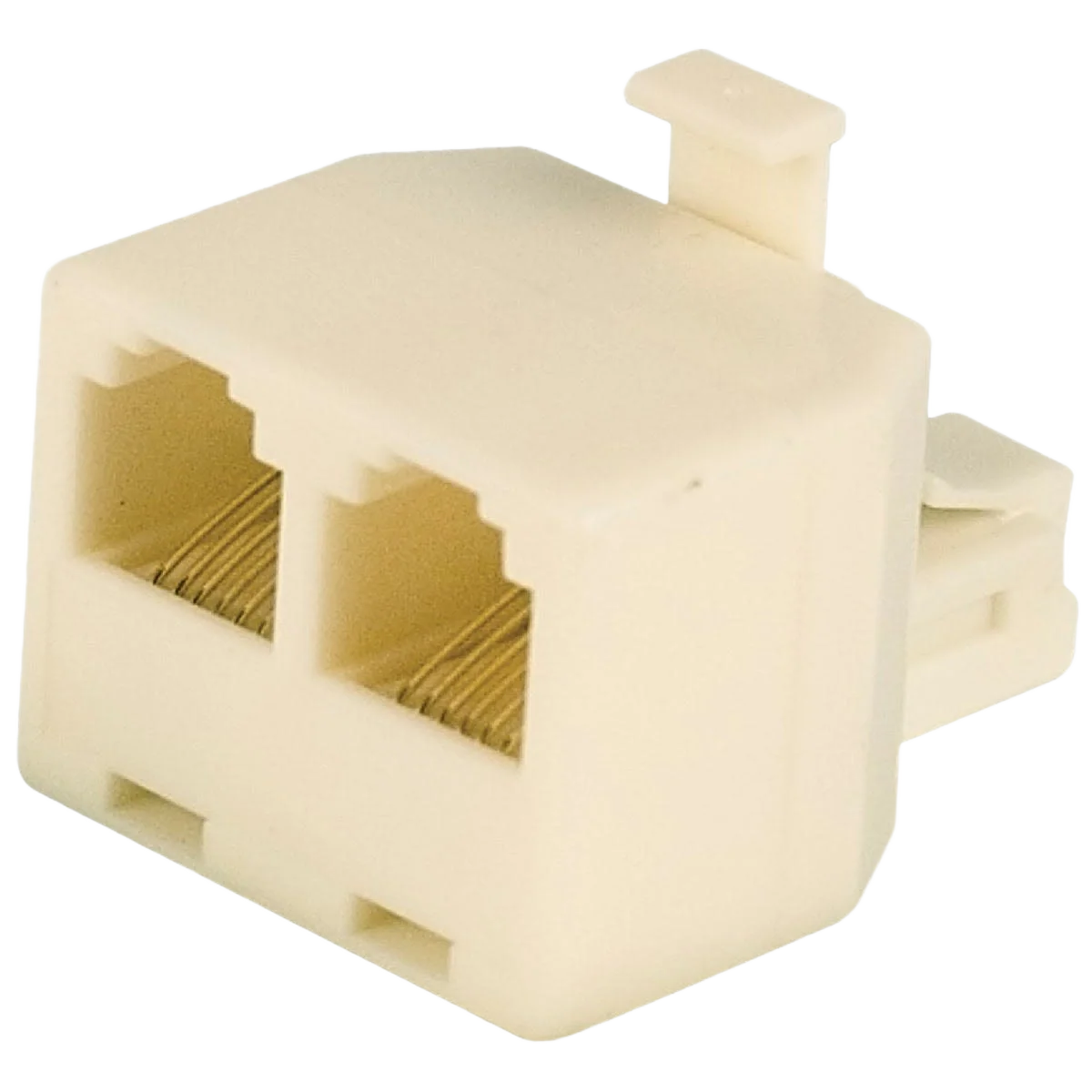 Certified RCA Almond 2-Line Phone Splitter Minimalist