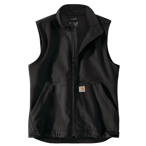 Carhartt Men's Medium Black Rain Defender™ Relaxed Fit Softshell Vest Refined