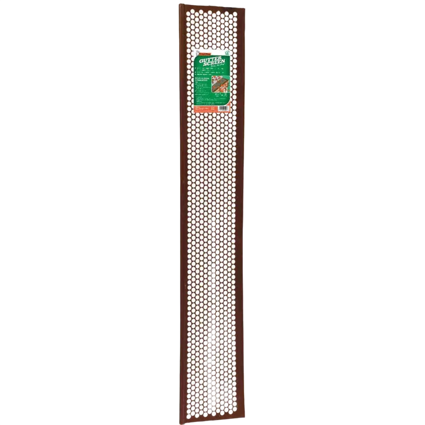 High-Performance Frost King 3 ft. Vinyl Snap-In Gutter Screen Brown High-Grade