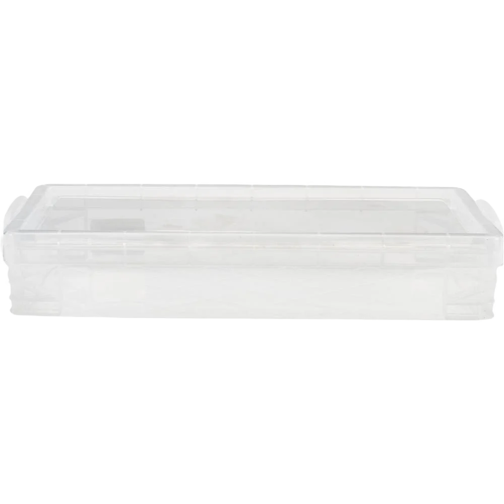 Fine Crafted Storage Studios Super Stacker Clear Pencil Case Easy-to-Use