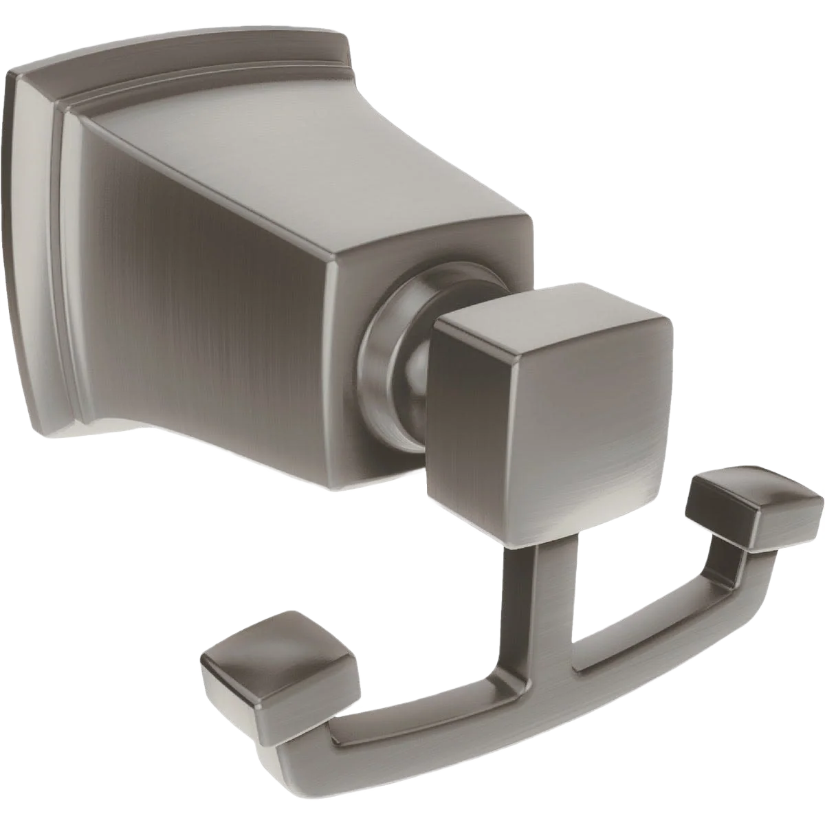 Soft Moen Boardwalk Brushed Nickel Double Robe Hook Versatile