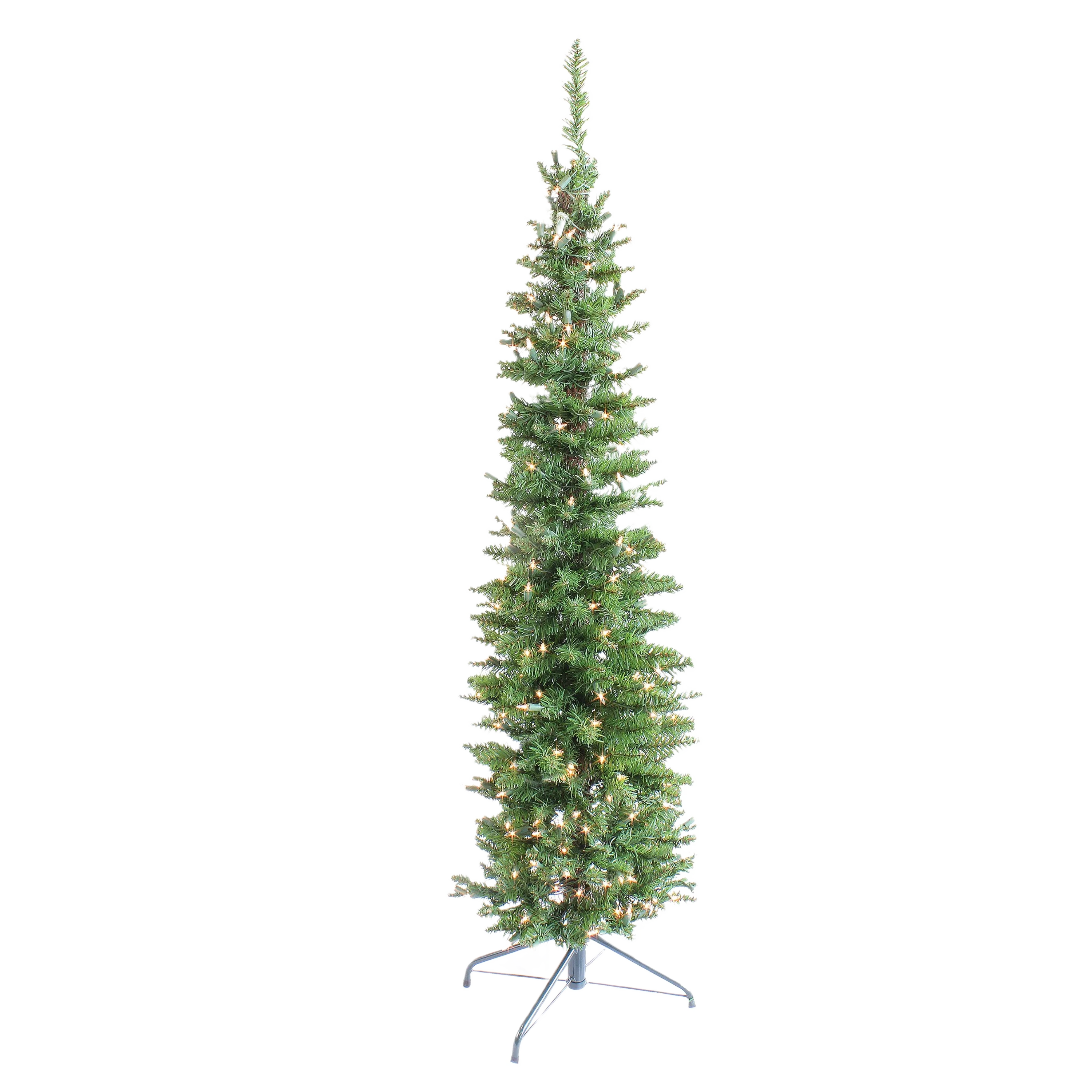 Secure nVision Summit Spruce Clear SmartLit Incandescent Christmas Tree 5 ft. Green