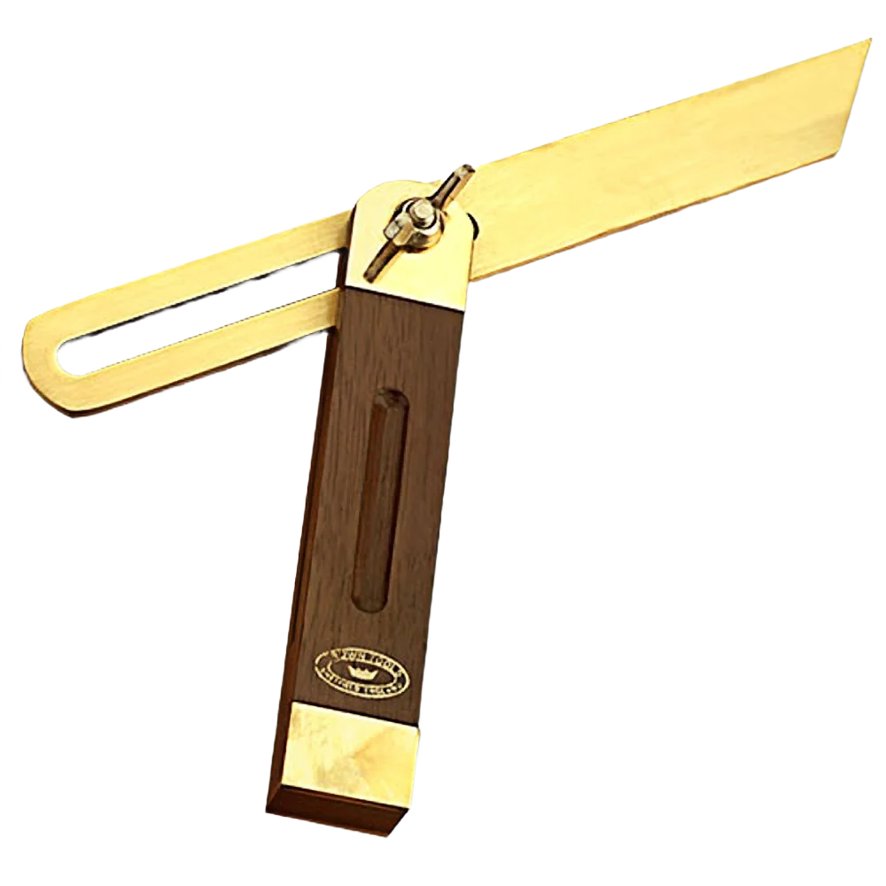 High-Performance Crown Brass Sliding Bevel 9 in. Artisan