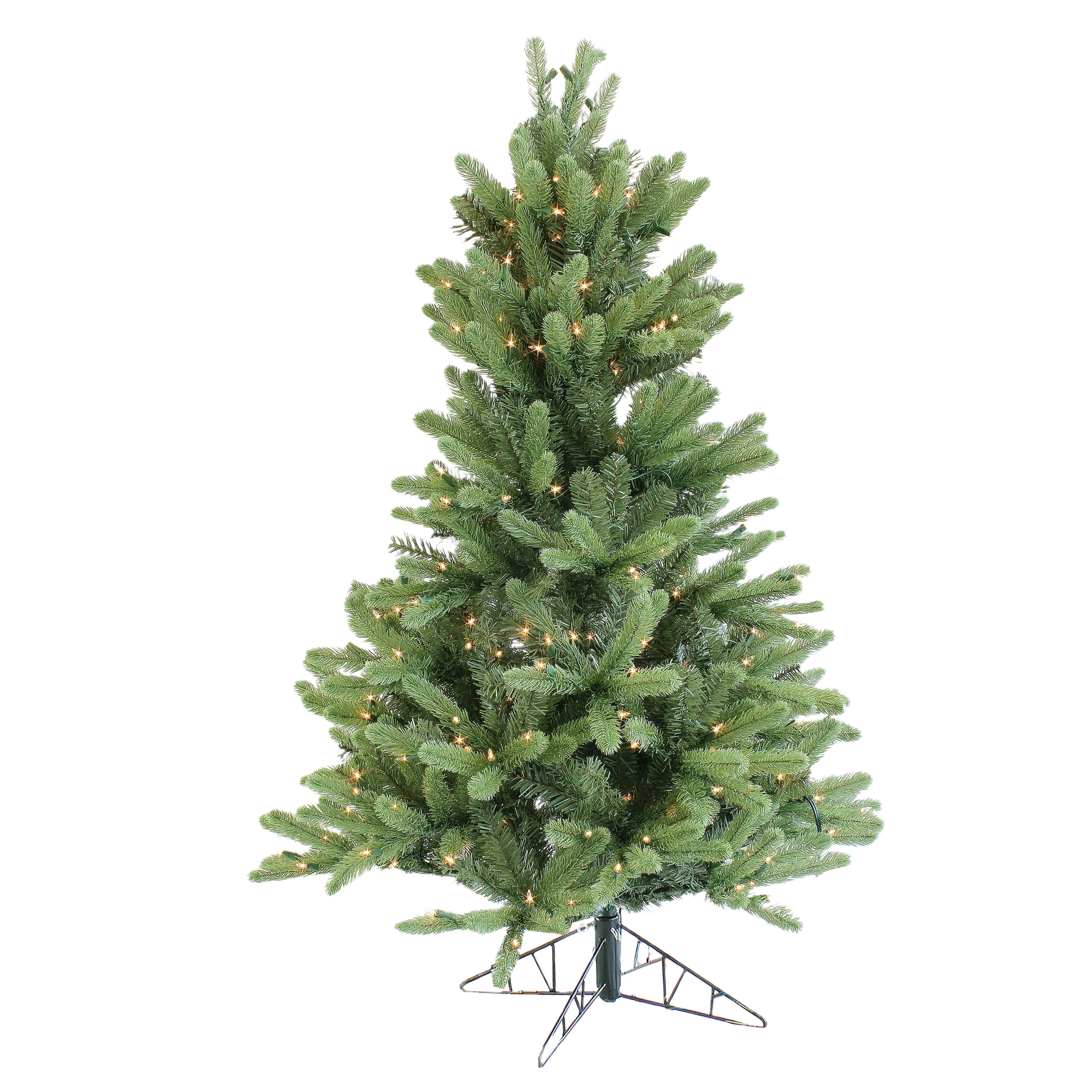 Optimized nVision Tahoe Pine Clear Smart-Lit Incandescent Christmas Tree 4.5 ft. Elite