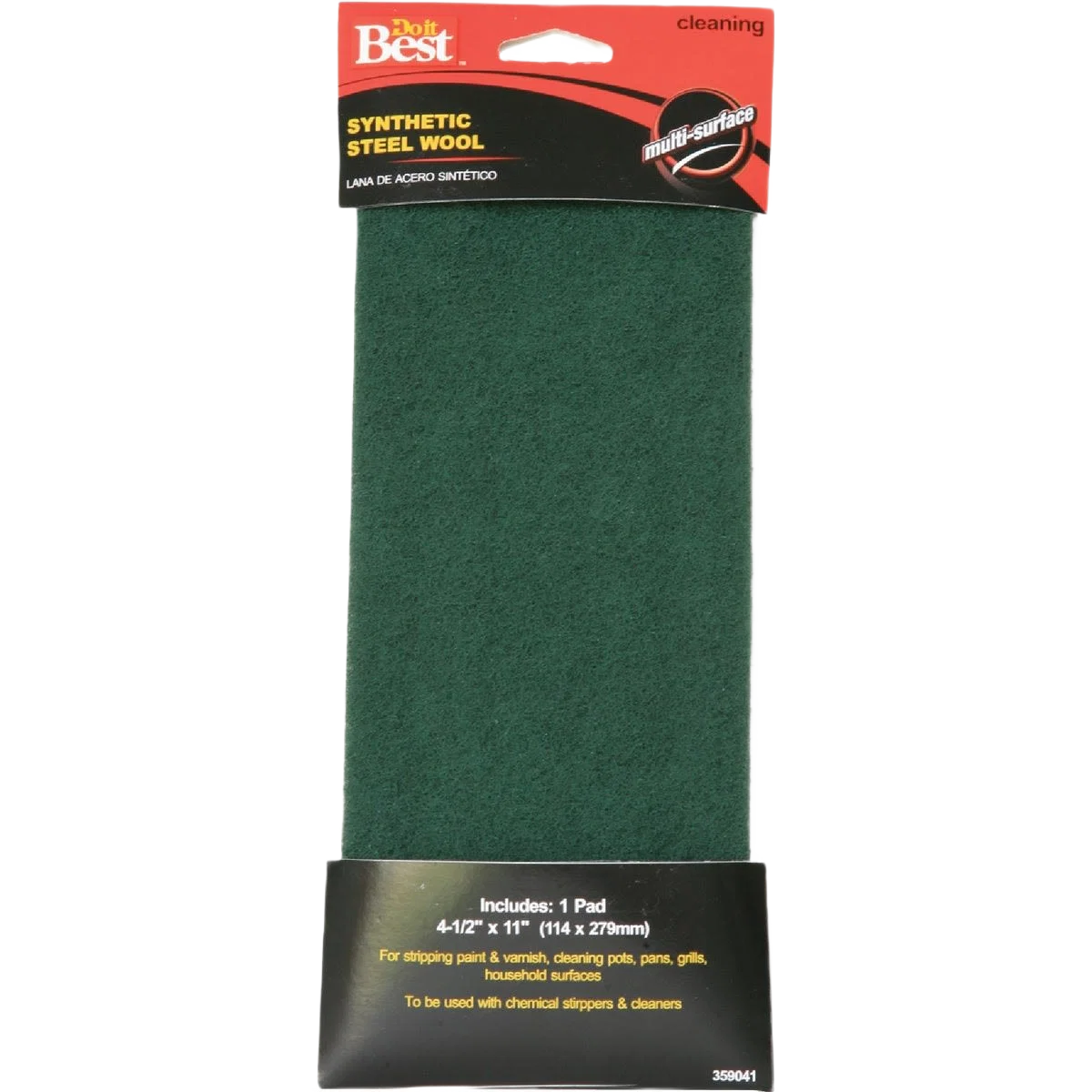 Selected Do it Synthetic Steel Wool Paint Stripping Pad 4-3 8 x 11 in. Prestigious