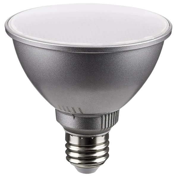 Expertly Made Satco 11 Watt PAR30SN LED 60 Degree Silver Medium Base Light Bulb Fashionable