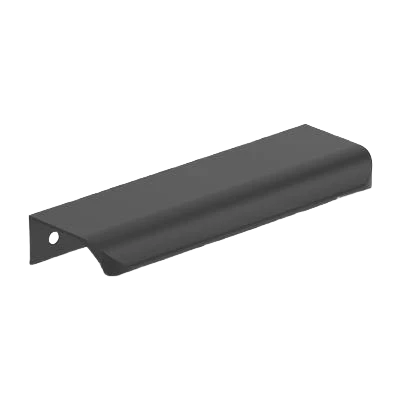Luxury Amerock Streamline Tab 5 Length Matte Black Cabinet Edge Pull Modern
