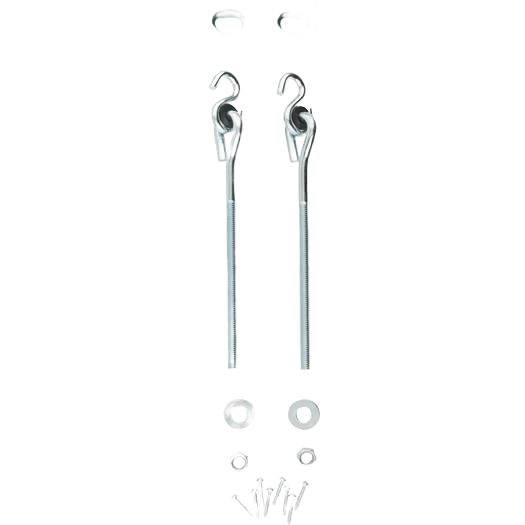 World-Class National Hardware Zinc Plated with WeatherGuard Steel Bolt Swing Hanger Kit 2-Pack Trendy