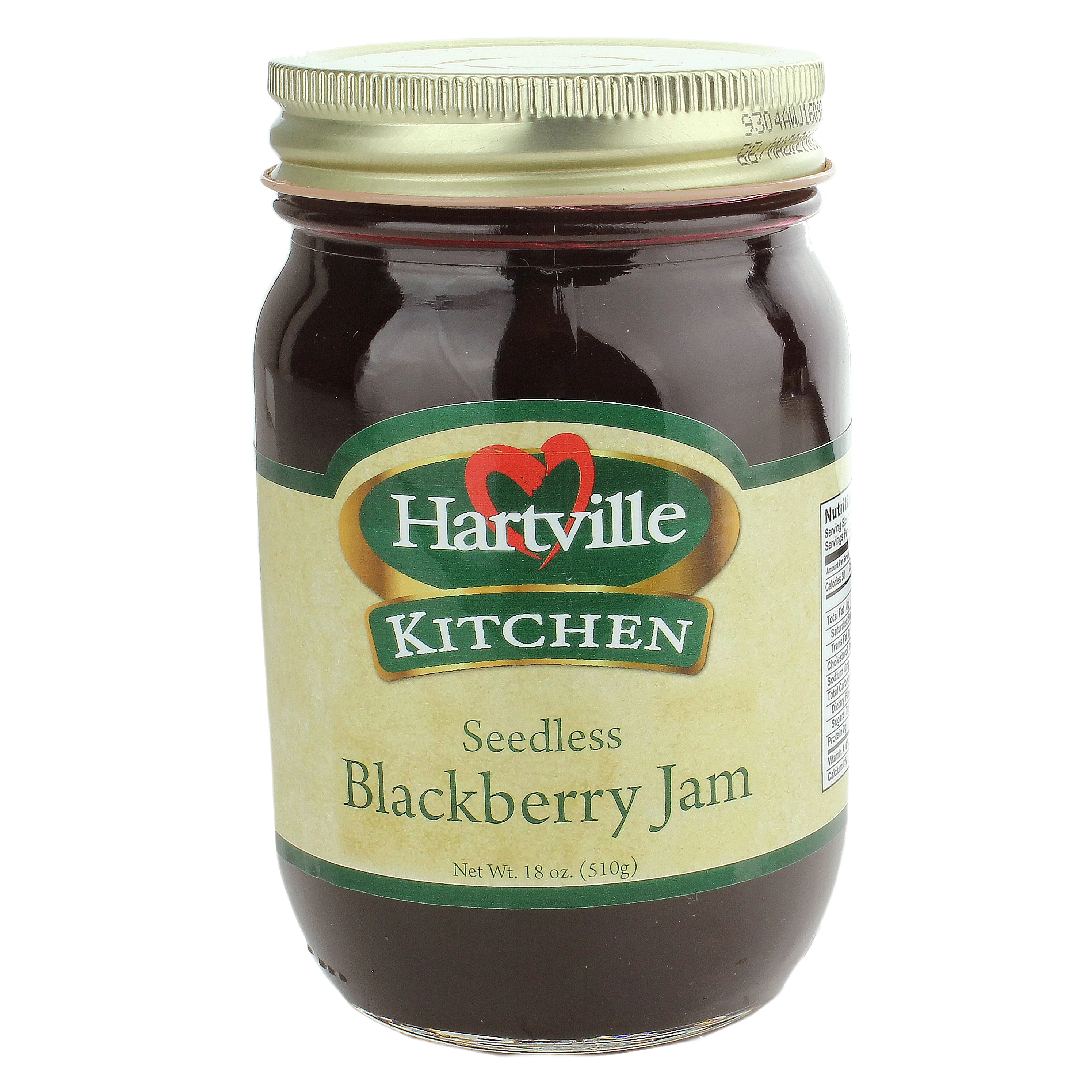 Powerful Hartville Kitchen Seedless Blackberry Jam 18 oz. Elegant