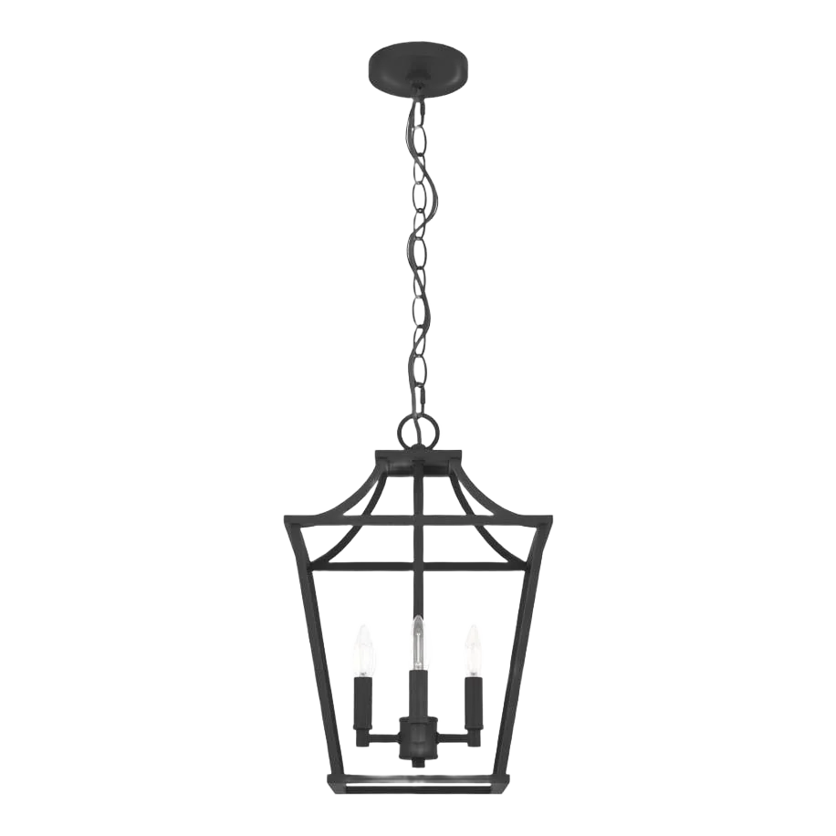 Fine Hunter Laurel Ridge Natural Iron 4 Light Lantern Pendant Unique
