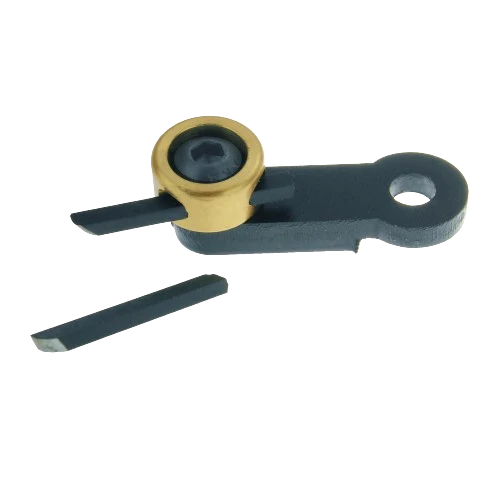 Lightweight Crown Revolution Brass Clamped Probe Tip w 2 Blades Solid