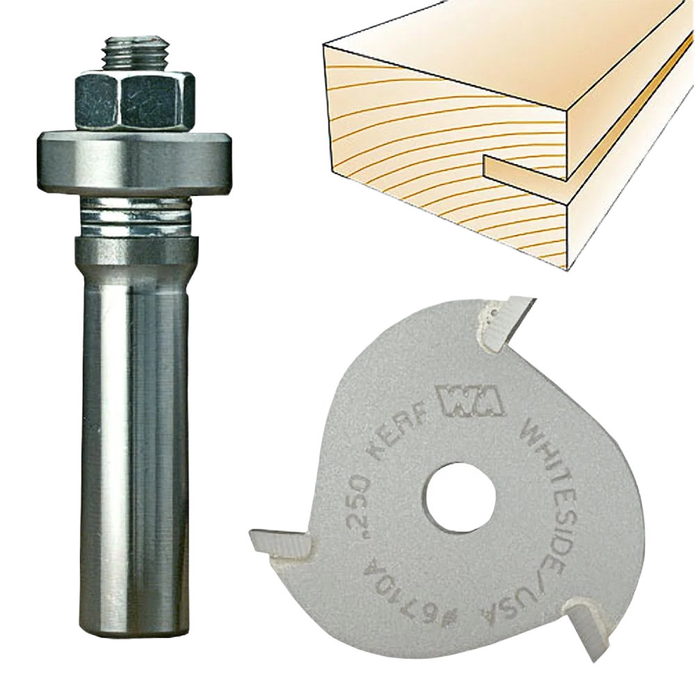 Premium Material Whiteside Slotting Cutter Arbor 1 2 in. SH Crafted