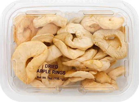 Practical JLM Dried White Apple Rings 7 oz. Responsible