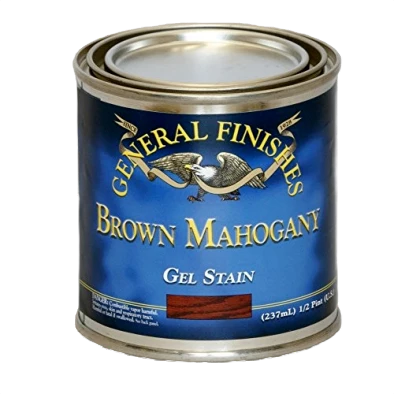 Powerful General Finishes Brown Mahogany Gel Stain 1 Quart Fine Crafted