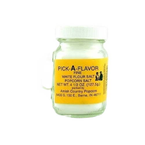 Easy-to-Use Amish Country Popcorn White Flour Salt 4.5 oz. Lightweight
