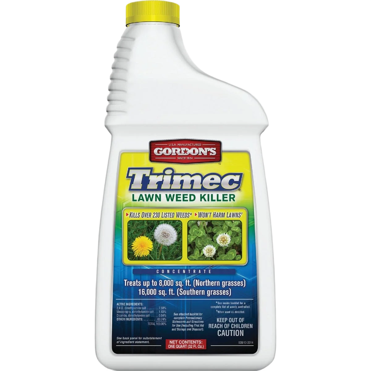 Genuine PBI Gordon Trimec Lawn Weed Killer 1 Quart Green