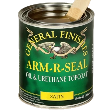 High-Grade General Finishes Arm-R-Seal Oil Urethane Topcoat Satin 1 Pint Natural