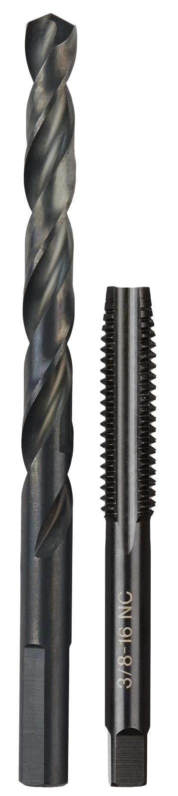 Minimalist Milwaukee 3 8 -16 NC Straight Flute Plug Tap 5 16 Drill Bit Contemporary