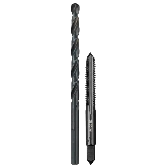 Green Milwaukee 1 4 -20 NC Straight Flute Plug Tap 7 Drill Bit Innovative