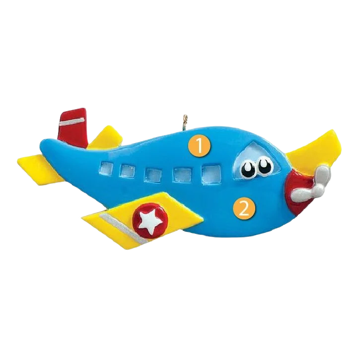 High-End Rudolph Me Personalized Airplane Toy Ornament Trusted