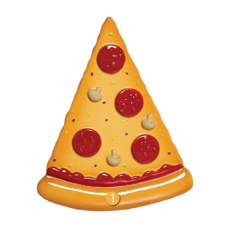 Refined PolarX Personalized Pizza Slice Ornament Convenient