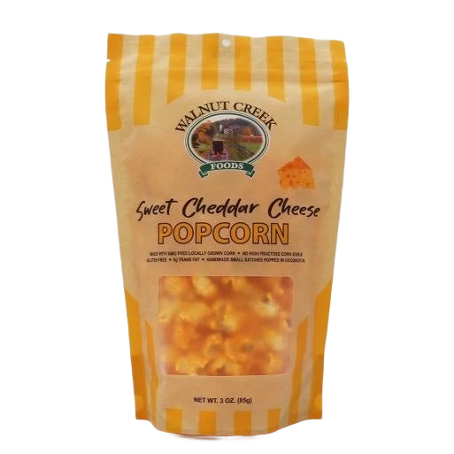 Sophisticated Walnut Creek Sweet Cheddar Cheese Popcorn Durable