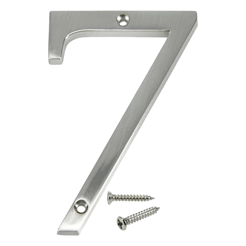 Exclusive Hillman Distinctions 4-In. Flush Mount Nickel House Number 7 Convenient