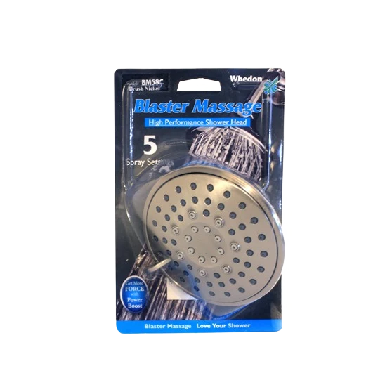 Unique Whedon Blaster Massage Nickel Shower Head Fine Crafted