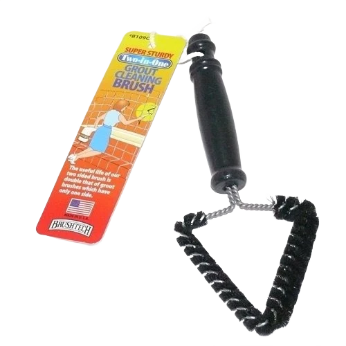Artisan Brushtech Super Sturdy 2-in-1 Grout Cleaning Brush Fine Crafted