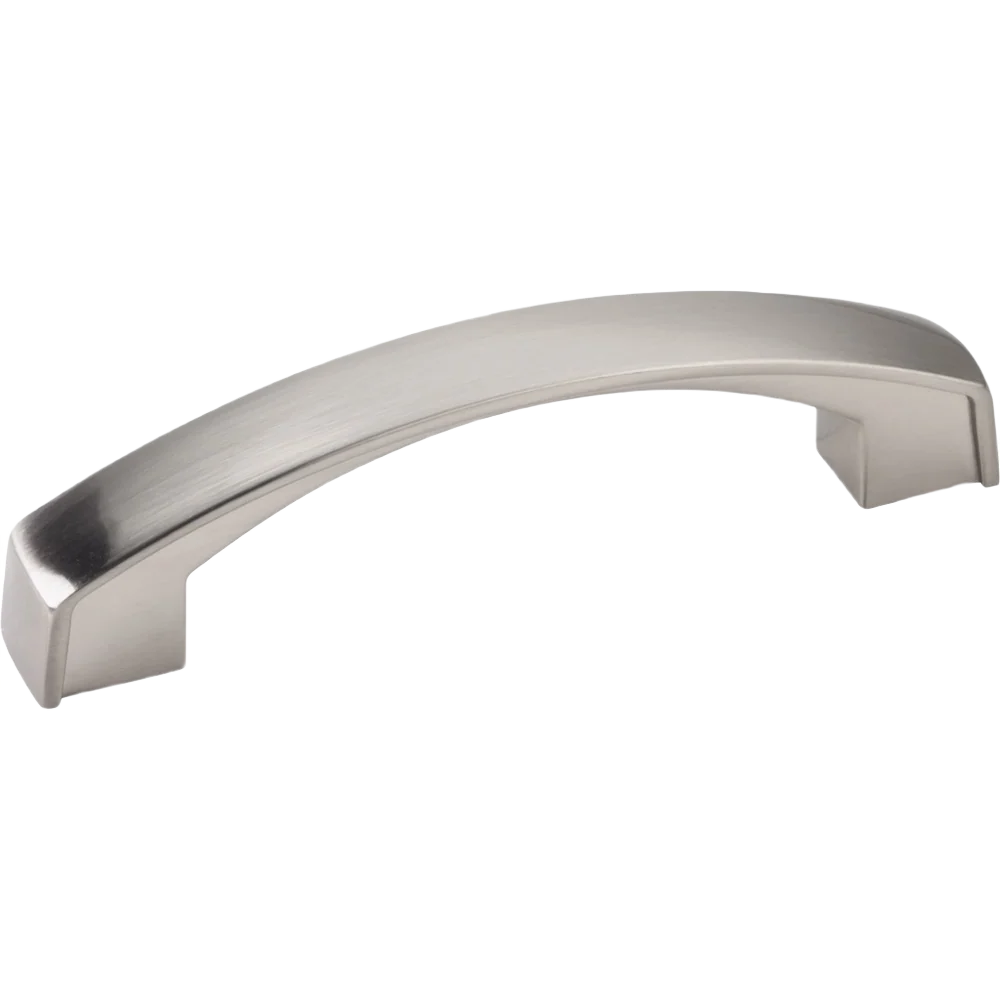 Detailed Hardware Resources 96mm Merrick Pull Satin Nickel High-End