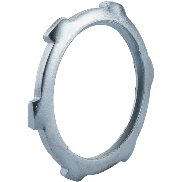 Premium Material Halex 1 2 Rigid IMC Steel Reversible Conduit Locknut 4-Pack Easy-to-Use