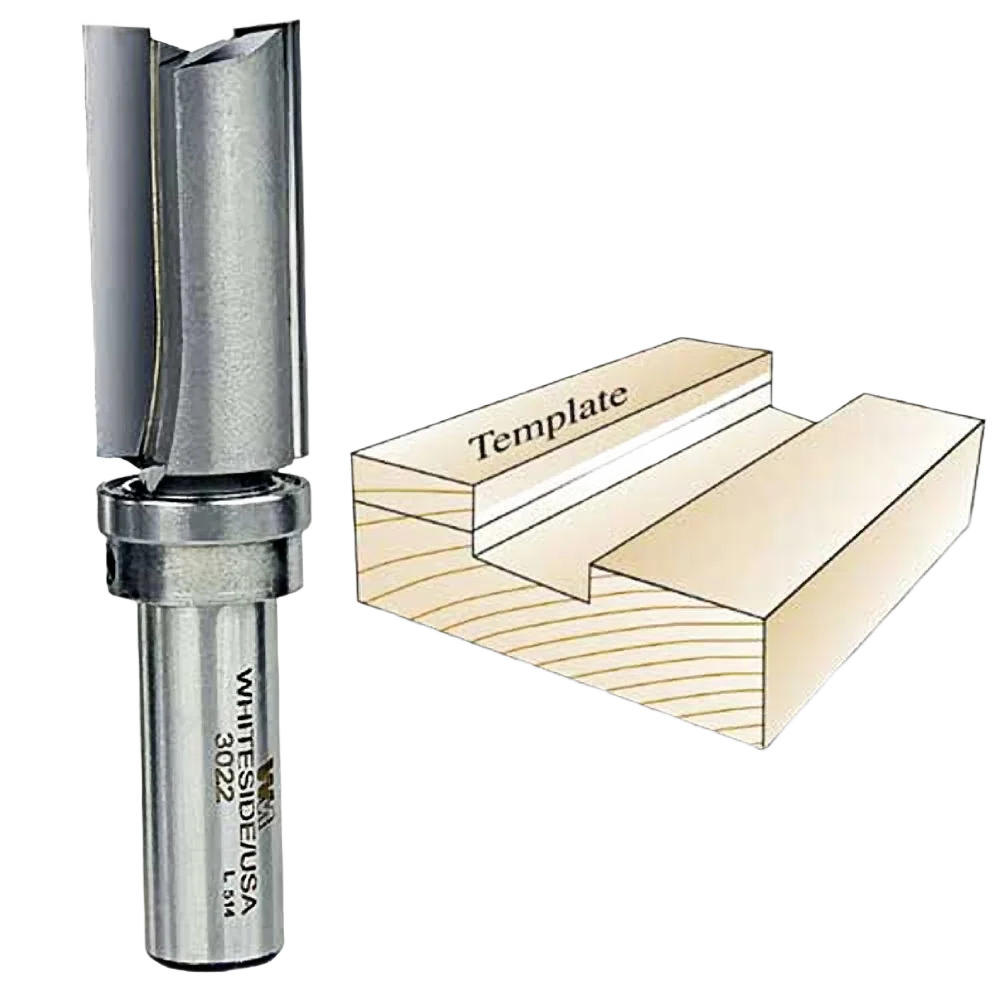 Casual Whiteside Template Bit 1 2 in. SH x 3 4 in. CD x 1-1 2 in. CL Luxury