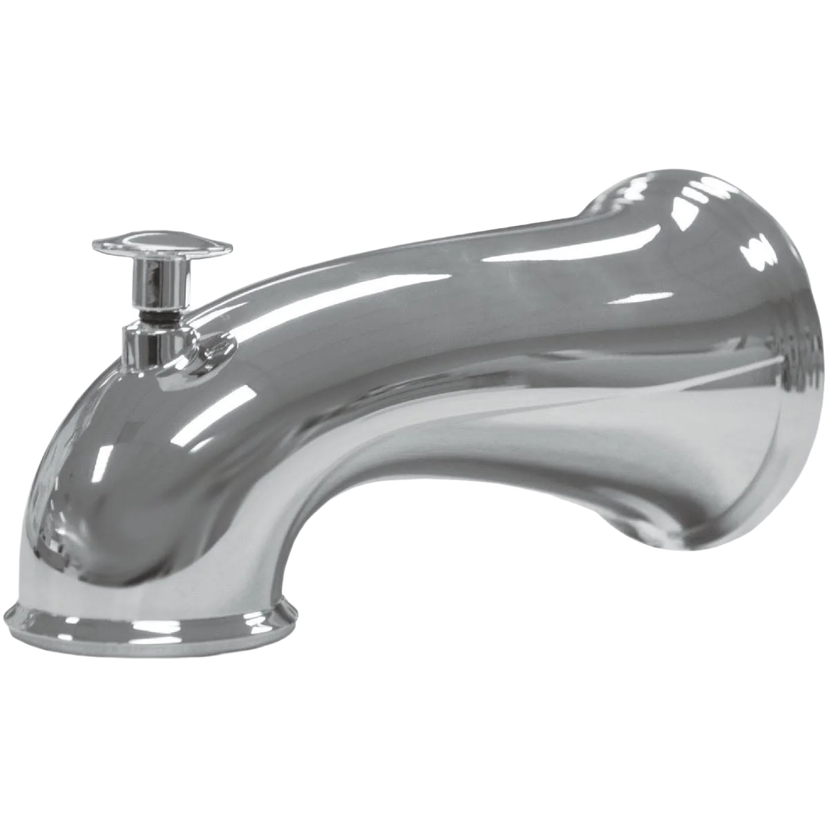 Official Danco 6 Chrome Decorative Tub Spout with Pull Up Diverter Versatile