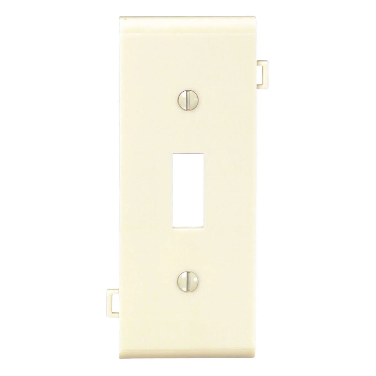 Original Leviton 1-Gang Ivory Plastic Sectional Toggle Switch Wall Plate Fine