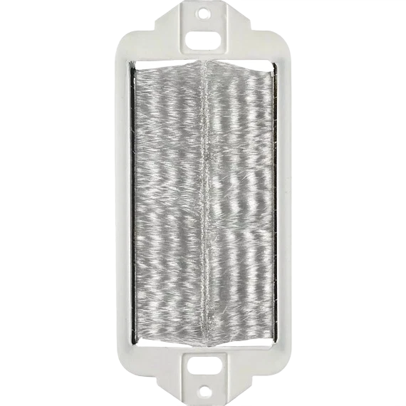 Detailed Leviton Decora White Brush Passthrough Wall Plate Insert Official