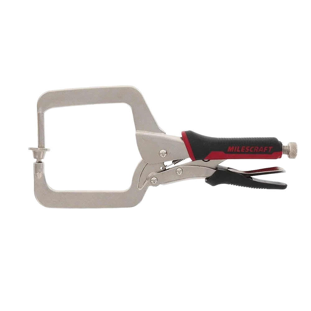 High-End Milescraft 4 in. Pocket Clamp 90 deg. Pocket Hole Clamp Stylish