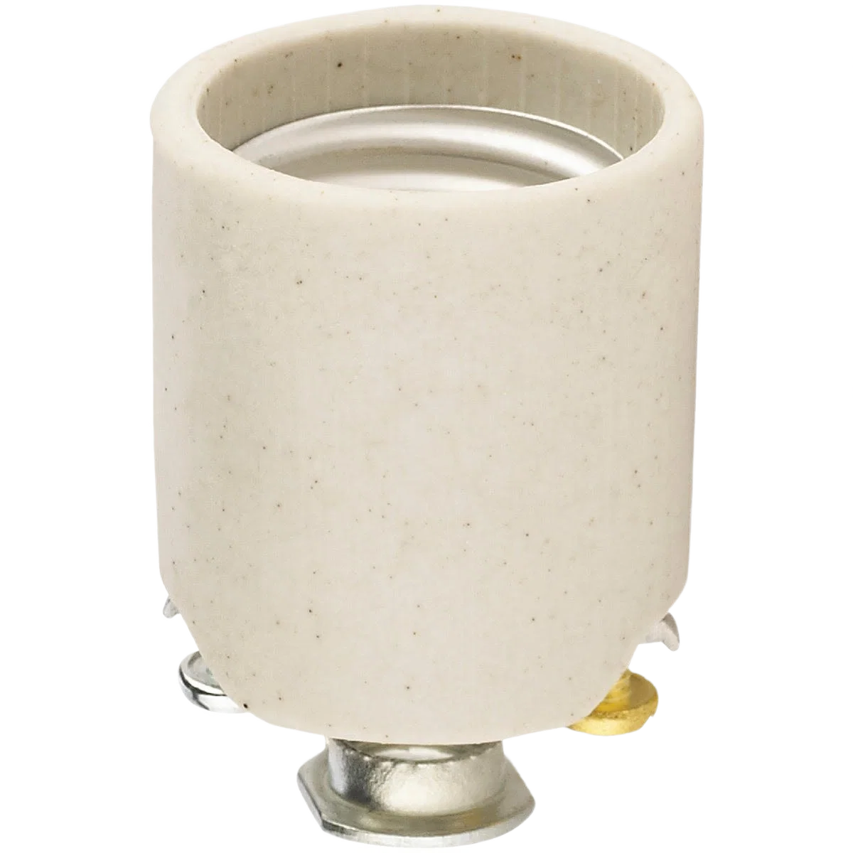 Smooth Leviton Keyless Medium Base White Porcelain Lamp Socket Effective