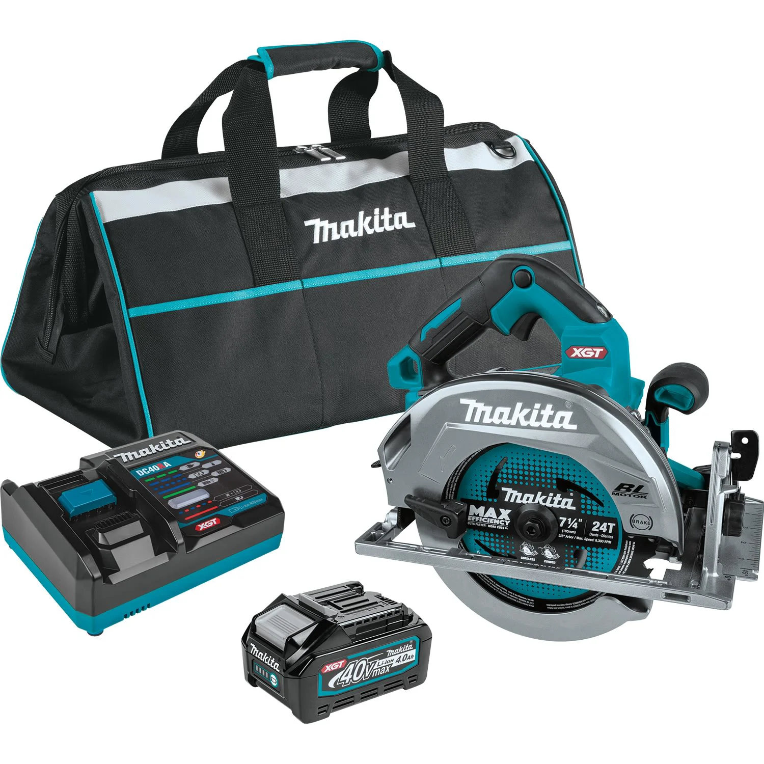 Original Design Makita 40V XGT Cordless 7-1 4 Circular Saw Kit with AWS Compatibility Functional