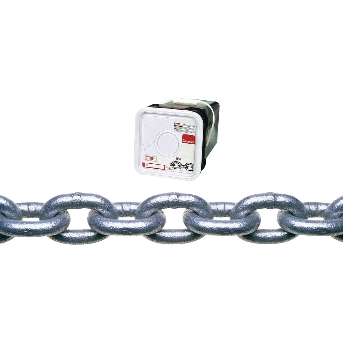 Soft Campbell 3 8 In. 45 Ft. Galvanized Low-Carbon Steel Coil Chain Convenient