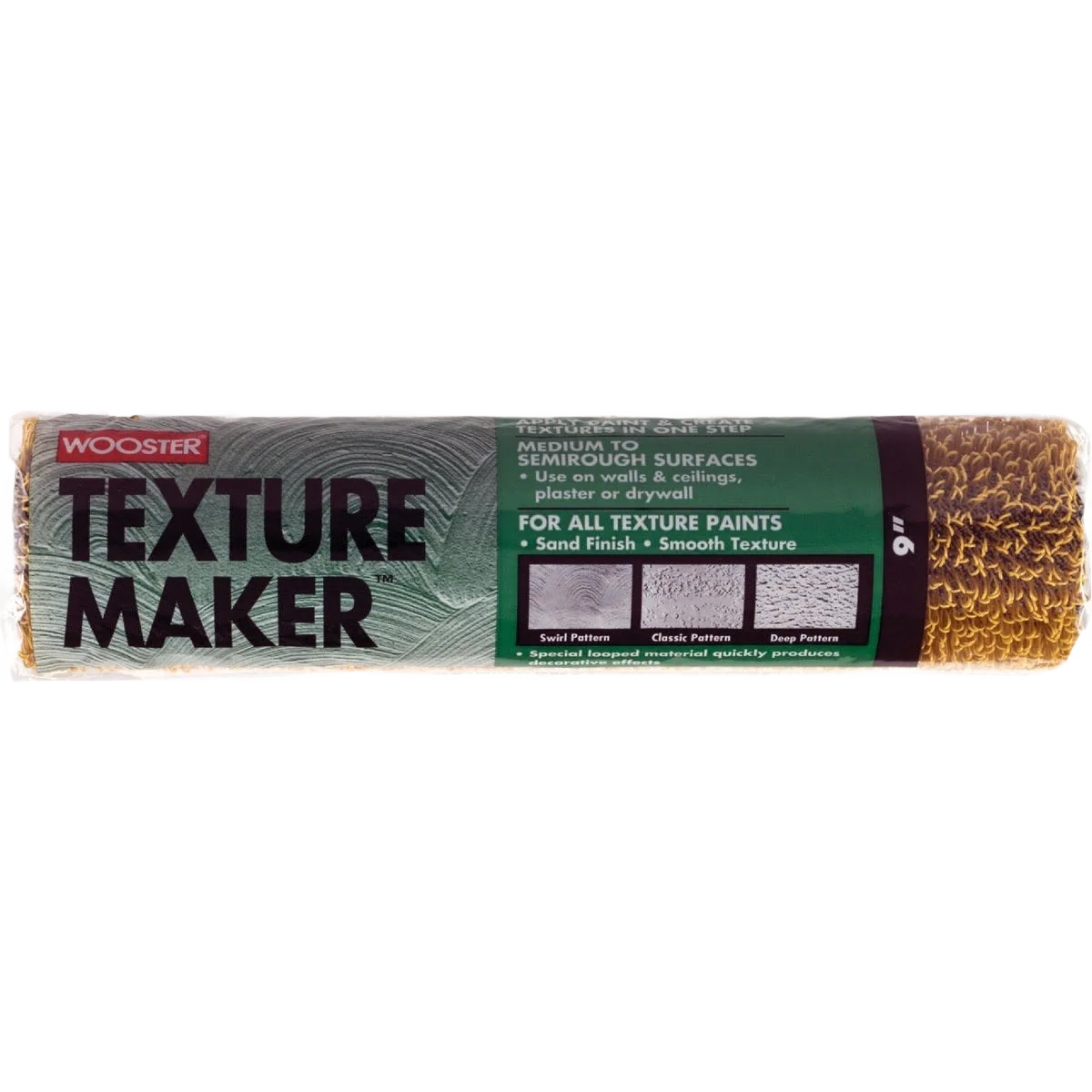 Unique Wooster Texture Maker Heavy Textured Specialty Roller Cover 9 in. Secure