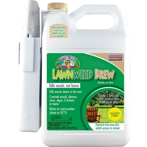Recyclable Bonide Captain Jack's LawnWeed Brew with Wand 1 gal. Clean