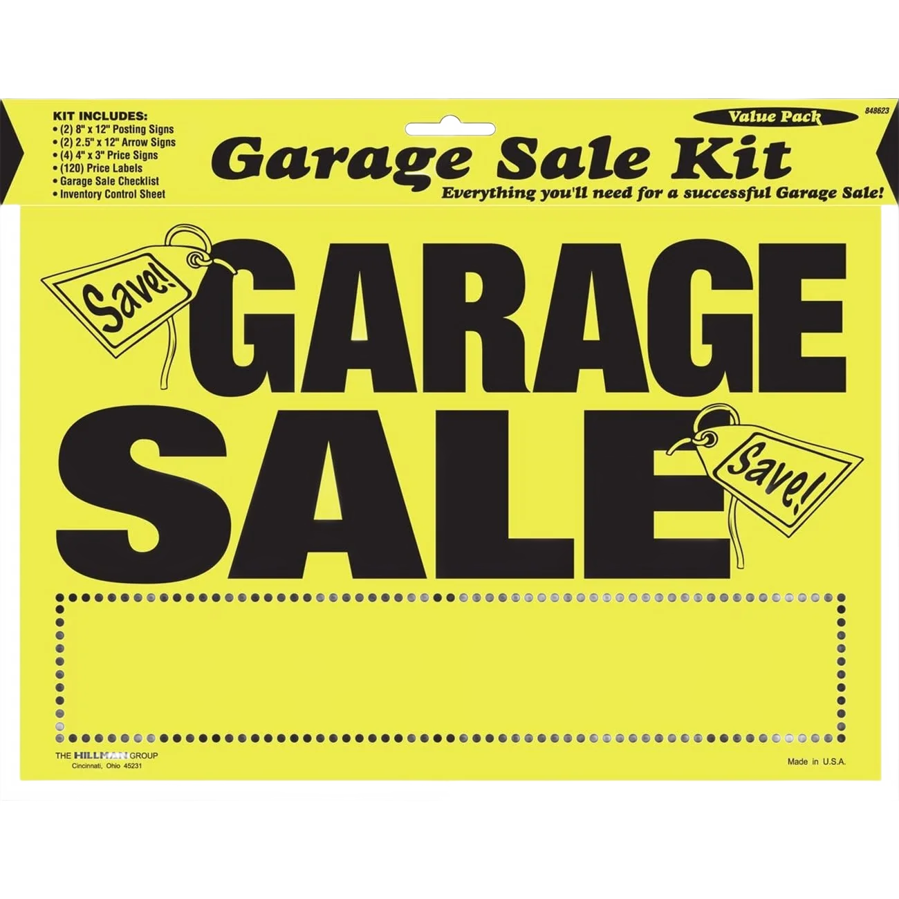 Trusted Hillman Yellow Black Garage Kit Garage Sign 8 x 12 Advanced