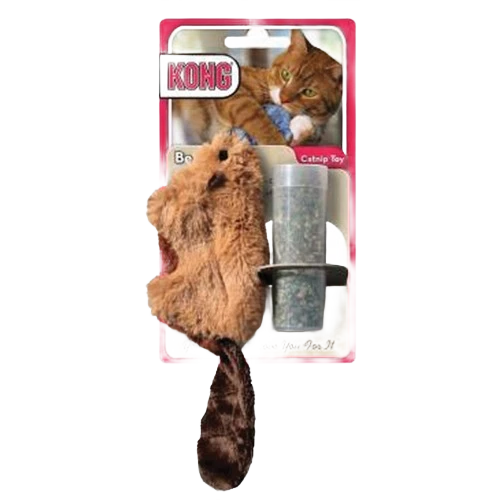 Smart KONG Refillable Beaver Catnip Cat Toy Artisan