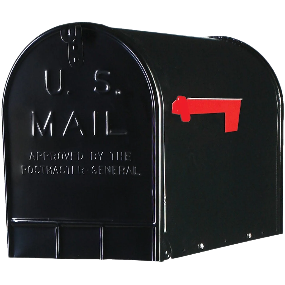 Healthy Gibraltar Stanley T3 Black Rural Post Mount Mailbox Flexible