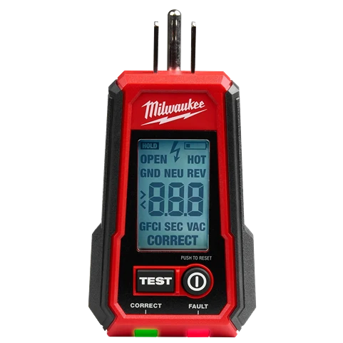High-End Milwaukee Digital GFCI Receptacle Tester Original