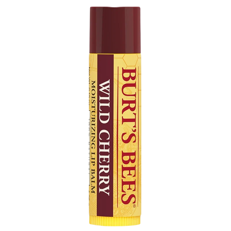 Safe Burt's Bees Wild Cherry Lip Balm Authentic