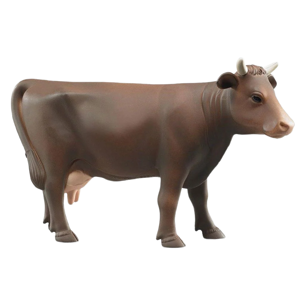 Stylish Bruder 02308 Brown Cow Figure 1-Count Authentic