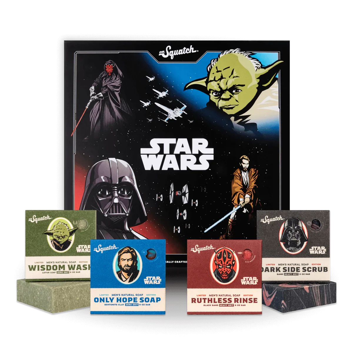 First-Class Dr. Squatch Star Wars Soap Collection 1 Refined