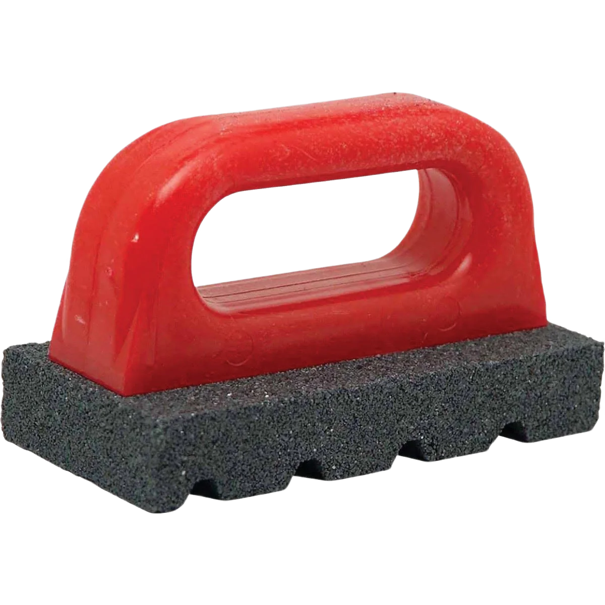 Convenient Do it 6 in. x 3 in. Fluted Rubbing Brick w Handle Crafted